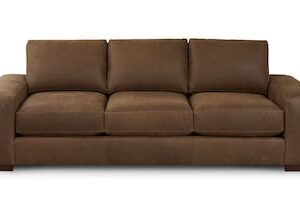 audrey roll arm bench seat sofa with accent pillows